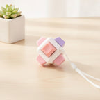 6 Side Mechanical Fidget Keychain Toy - Pink