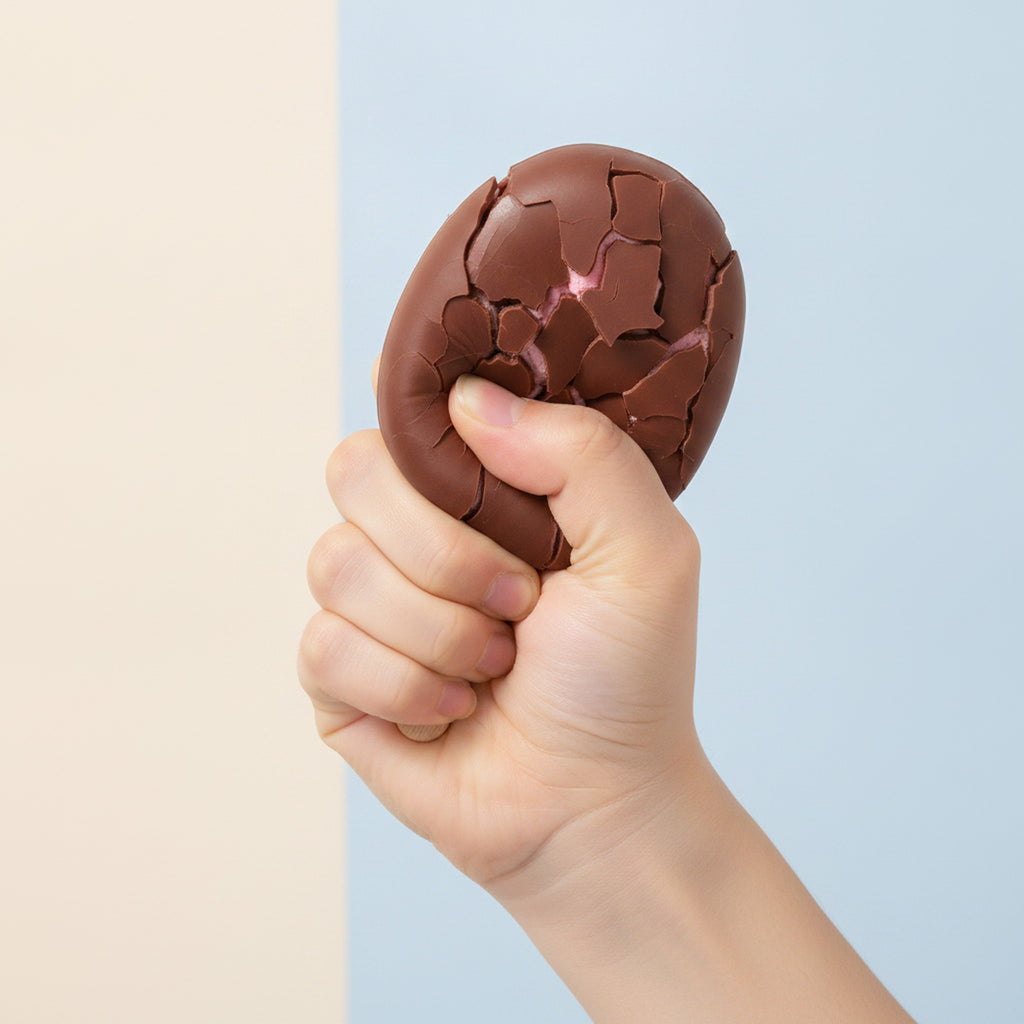 Ice Cream Bar Crunchy Squishy Stress Relief Fidget Toy - Coffee