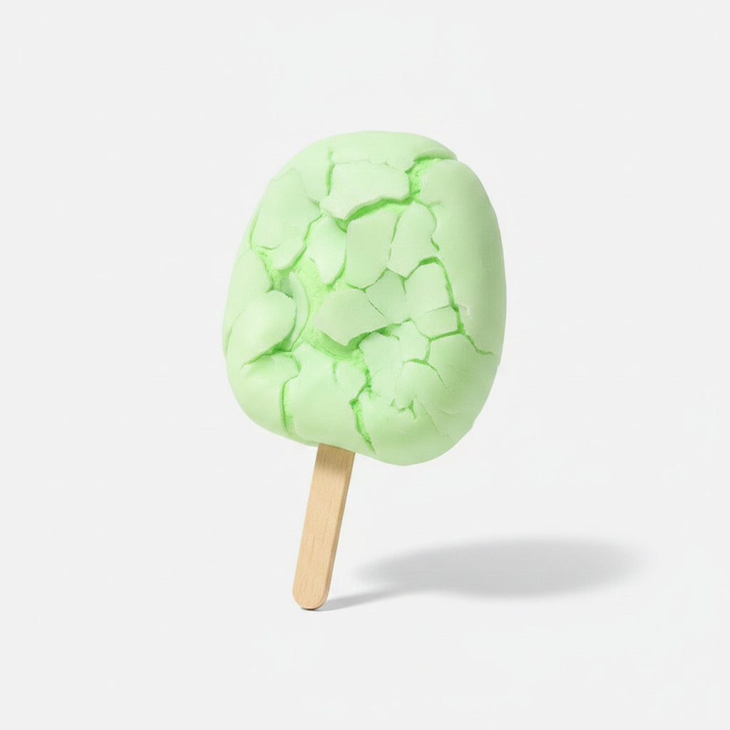 Ice Cream Bar Crunchy Squishy Stress Relief Fidget Toy - Green