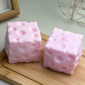 Cheese Block Crunchy Squishy Sound Fidget Stress Toy - Pink – novelty & toys