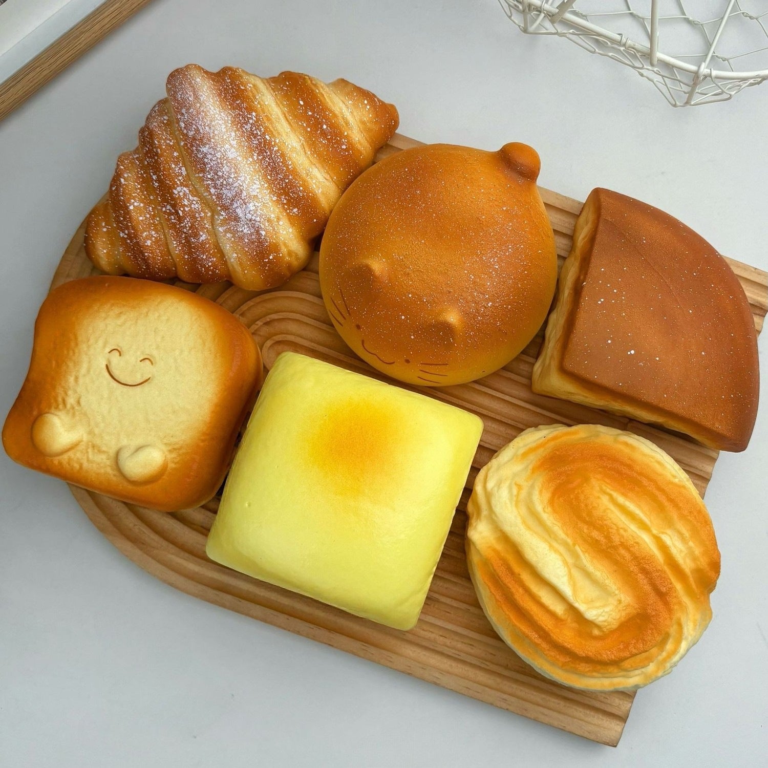 Soft Bread Squishy Slow Rising Stress Relief Fidget Toy - Type 2 – novelty & toys