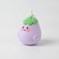Eggplant Squishy Stress Relief Fidget Toy Vegetable Ball - Purple