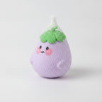 Eggplant Squishy Stress Relief Fidget Toy Vegetable Ball - Purple