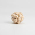 Wooden Crunchy Squishy Ball Stress Relief Fidget Toy - Brown