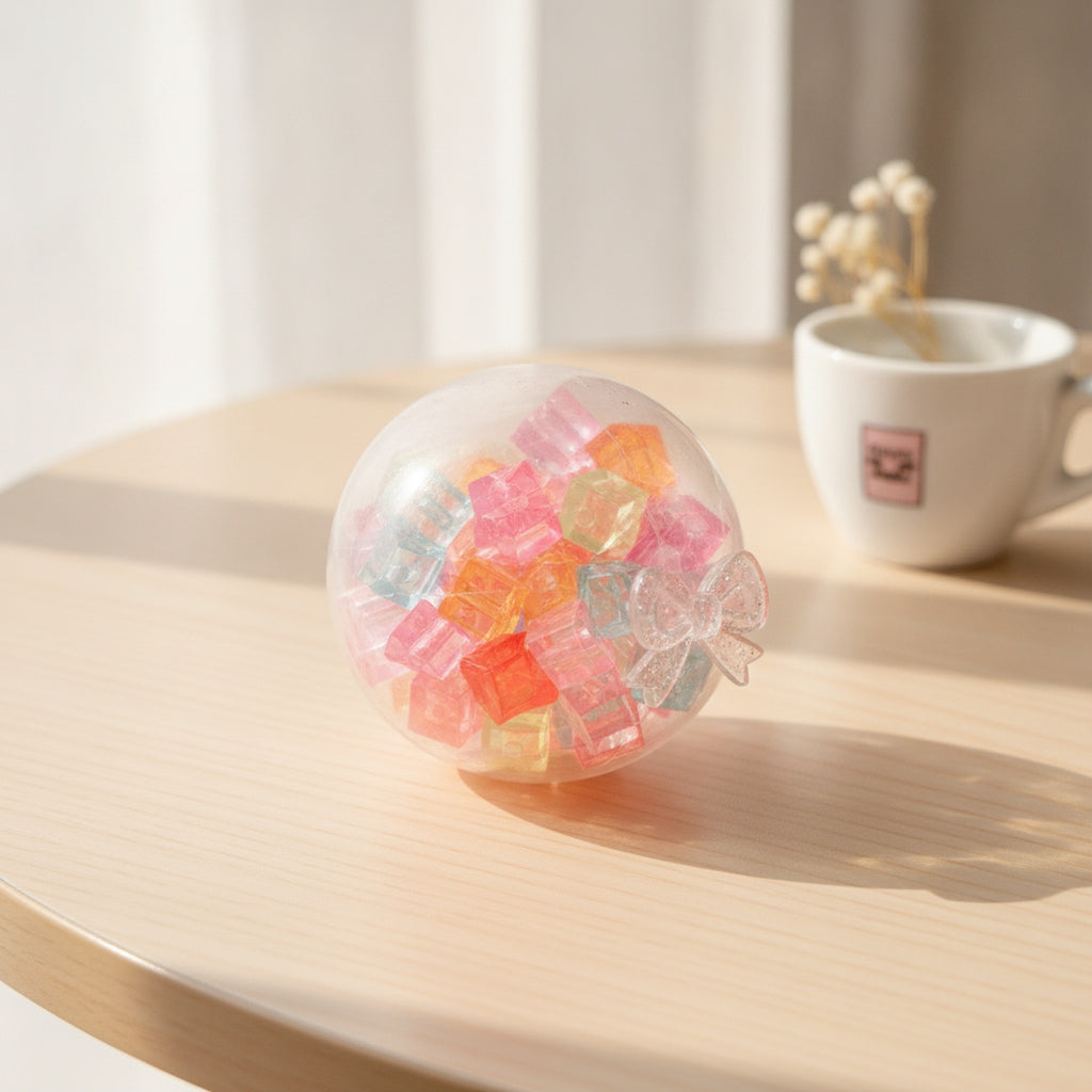 Colorful Ice Cube Squishy Stress Relief Fidget Toy - Colored