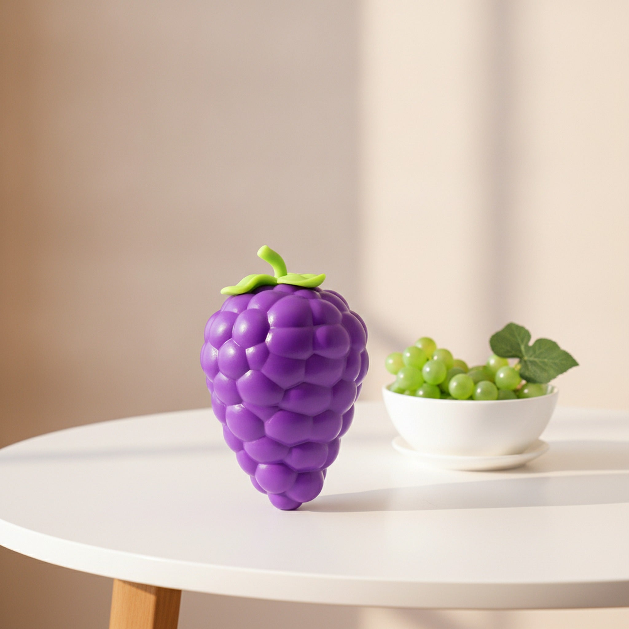 Purple Grape TPR Squishy Stress Relief Fidget Toy