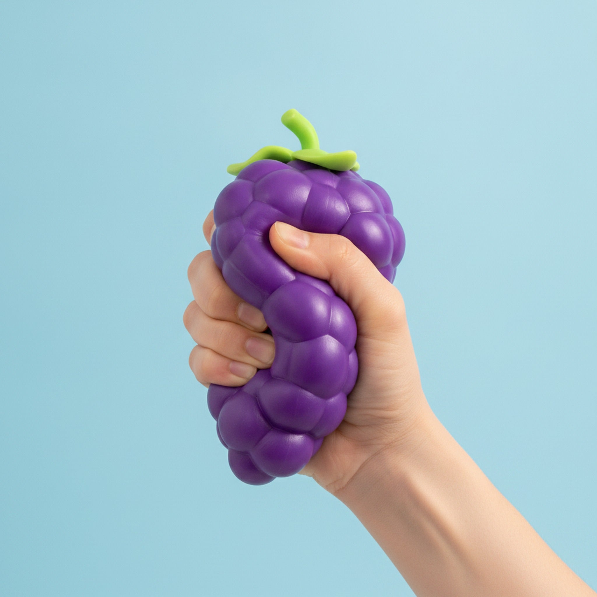 Purple Grape TPR Squishy Stress Relief Fidget Toy