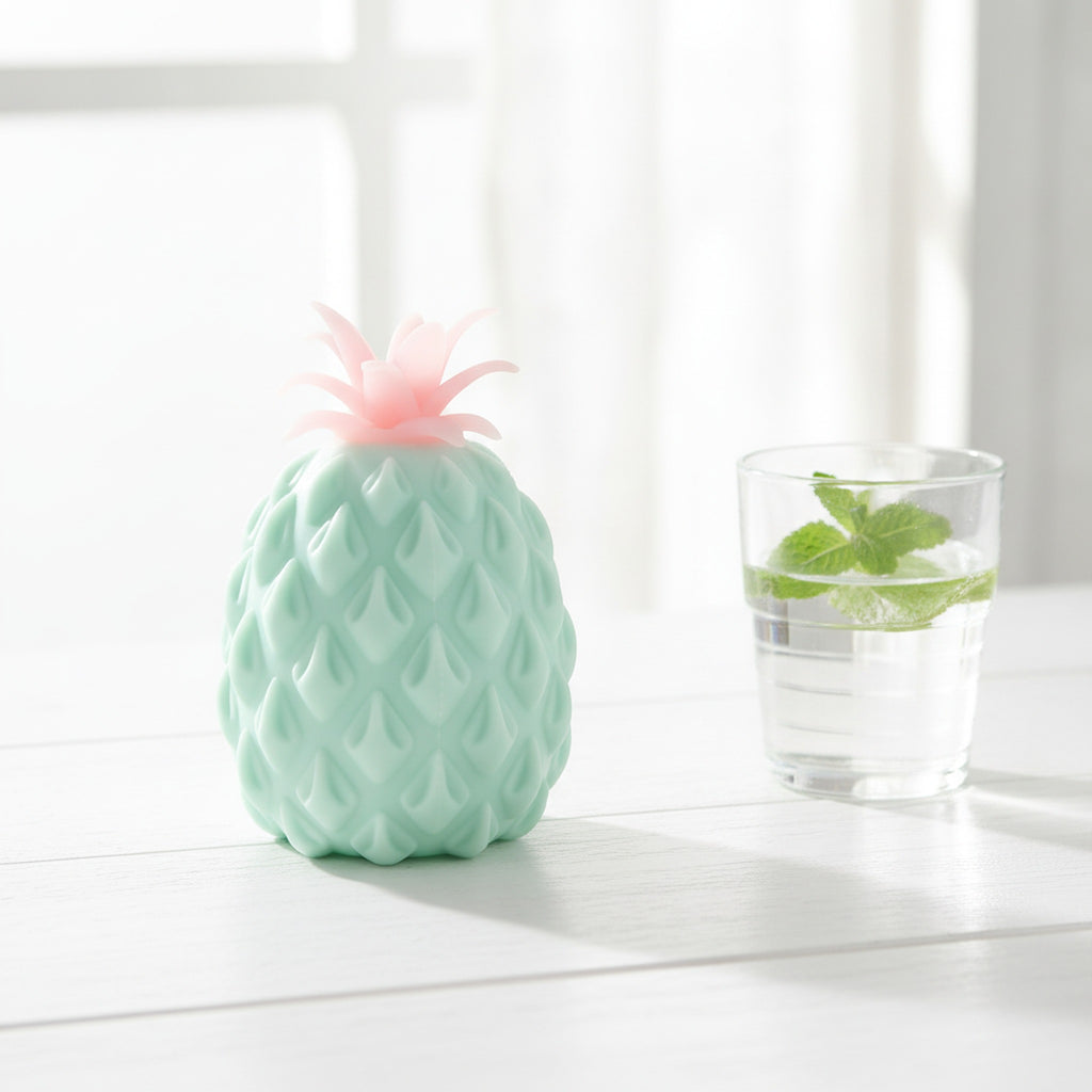 Pineapple Burst Bead Squishy Stress Relief Fidget Toy - Green