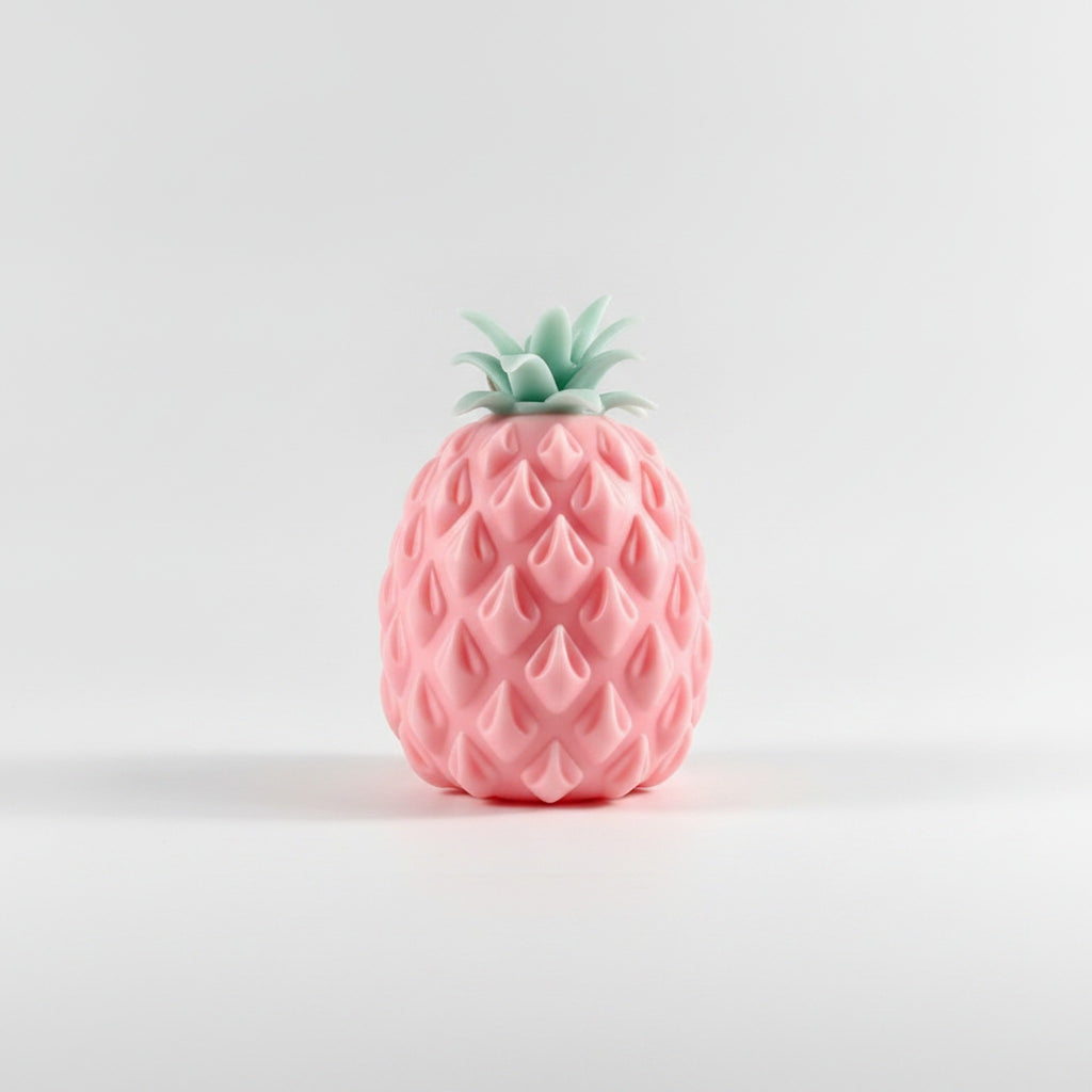 Pineapple Burst Bead Squishy Stress Relief Fidget Toy - Pink