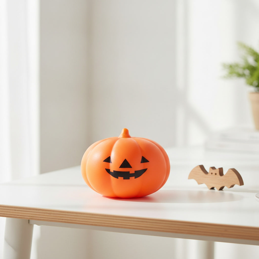 Halloween Ghost Pumpkin Squishy Stress Relief Fidget Toy - Orange