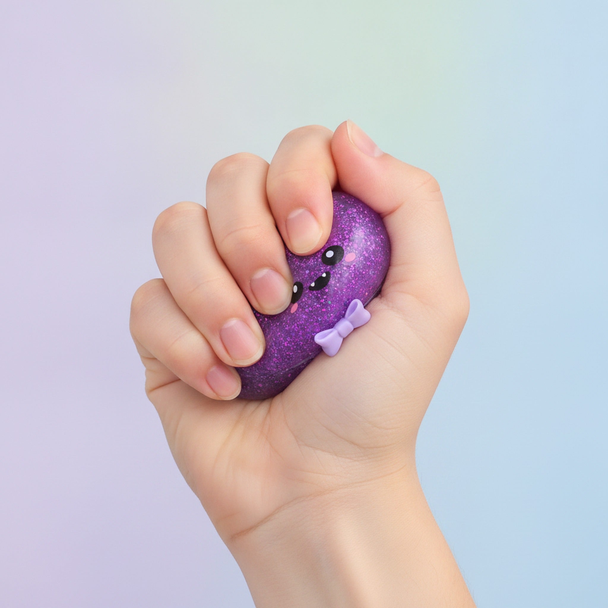 Halloween Jelly Bao Bun Squishy Slow Rising Stress Toy - Purple