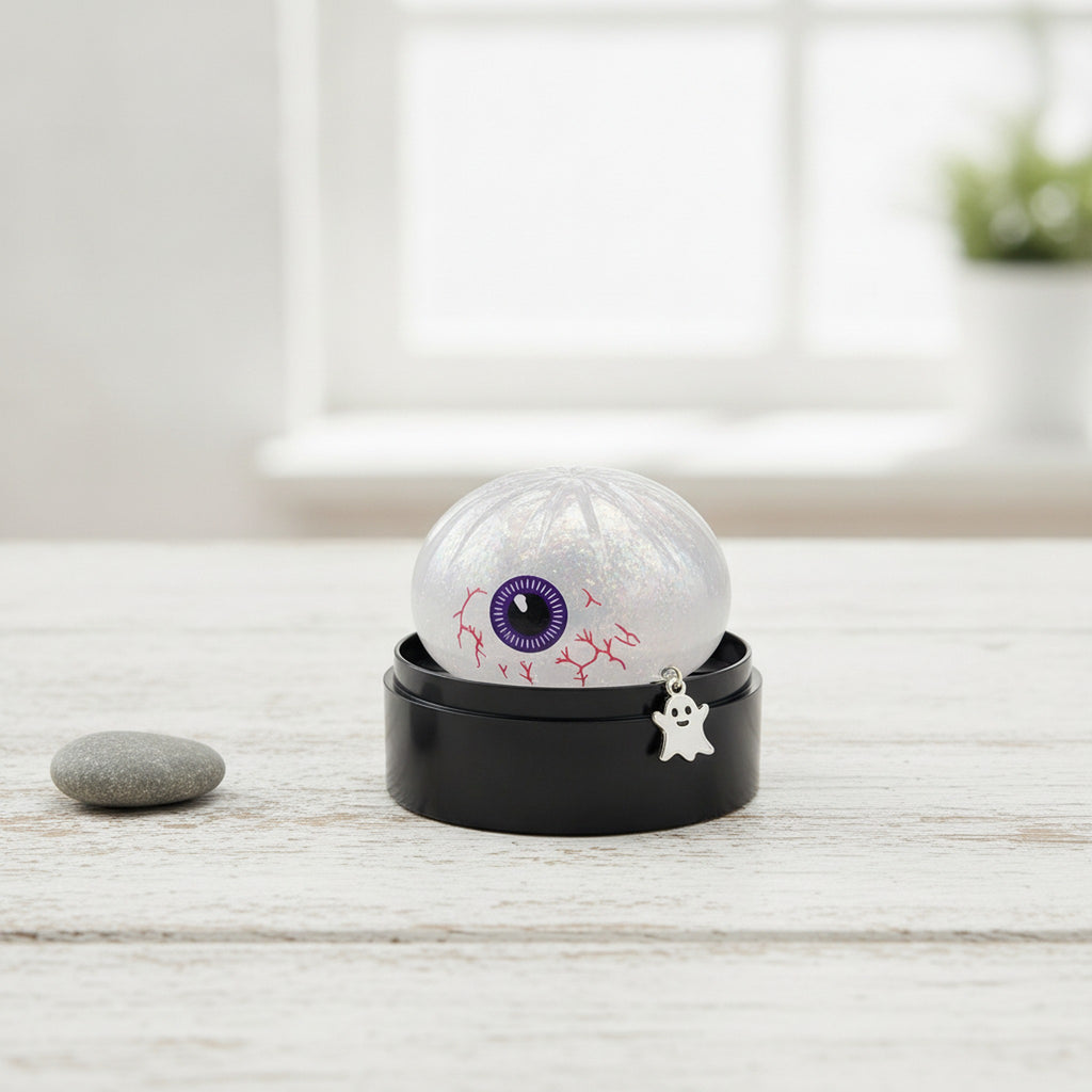Halloween Jelly Bao Bun Squishy Slow Rising Stress Toy - White 1