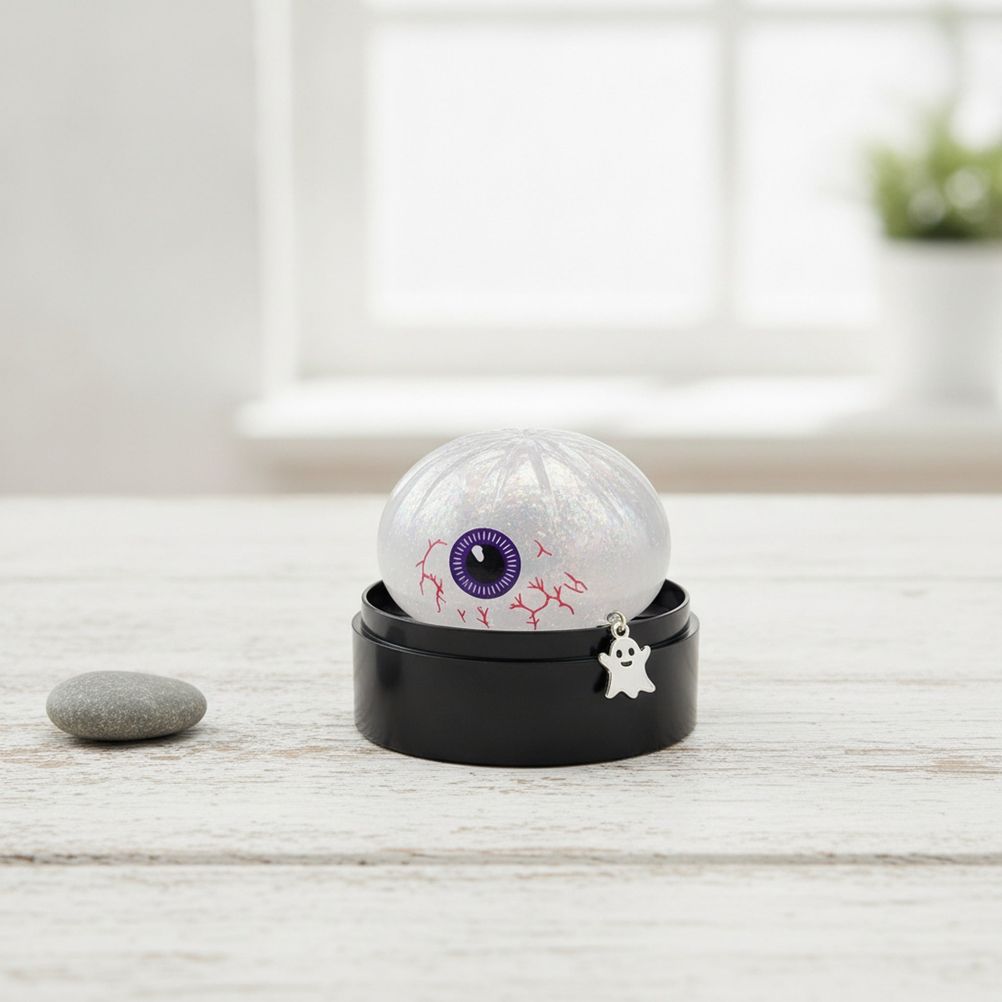 Halloween Jelly Bao Bun Squishy Slow Rising Stress Toy - White 1