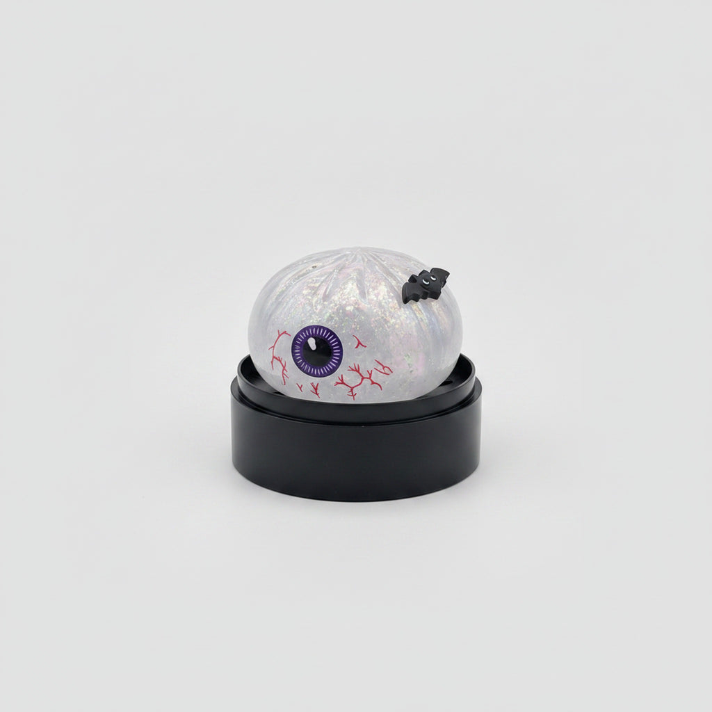 Halloween Jelly Bao Bun Squishy Slow Rising Stress Toy - White 1