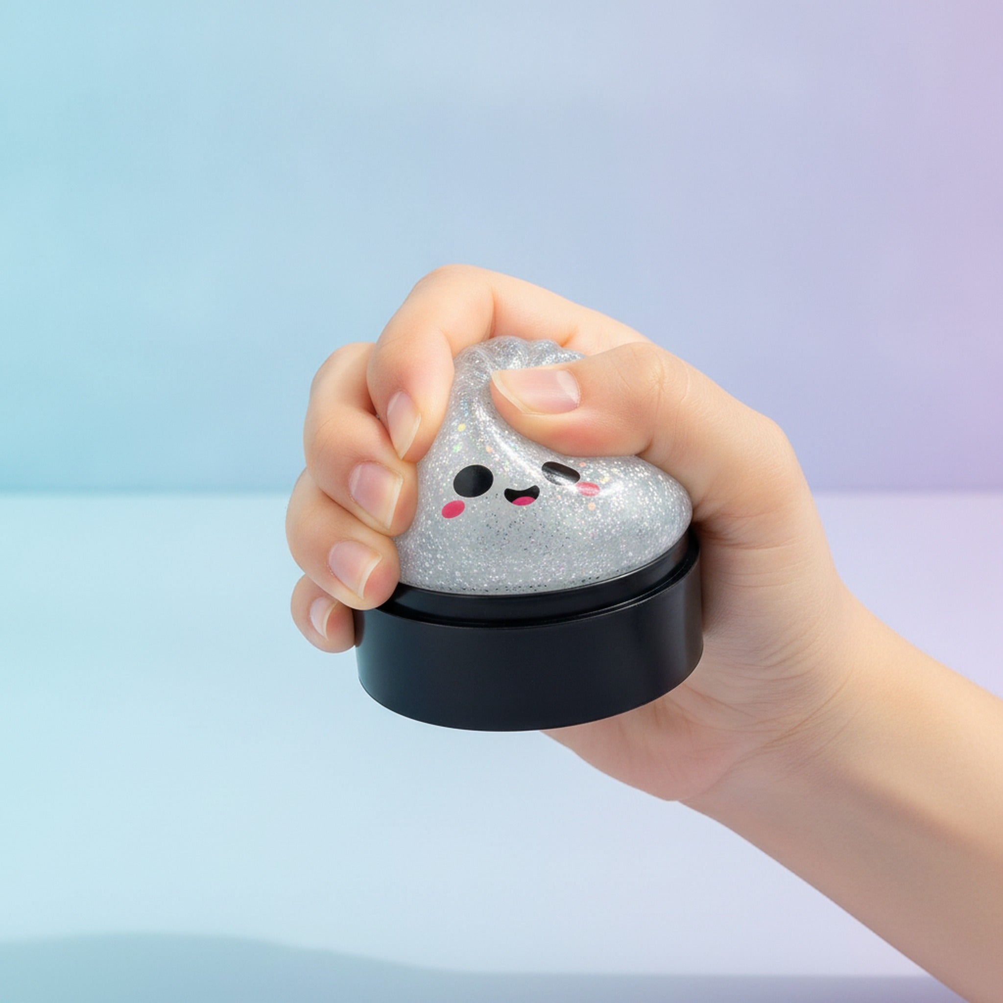 Halloween Jelly Bao Bun Squishy Slow Rising Stress Toy - White 2