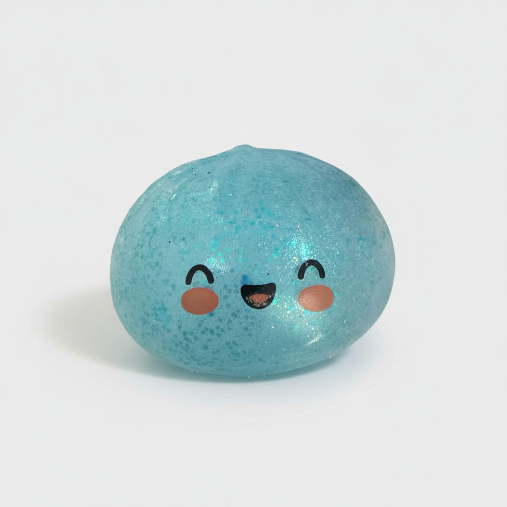 Bao Bun Squishy - Blue Speckled