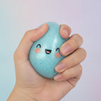 Bao Bun Squishy - Blue Speckled