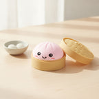 Bao Bun Squishy - Pink With Lid