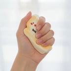 Cute Toast Cat Squishy Slow Rising Stress Relief Toy - Yellow