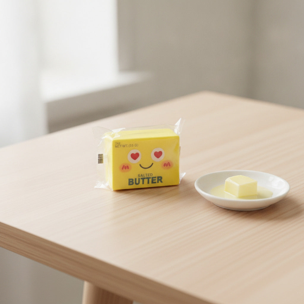 Butter Bread Squishy Slow Rising Display Stress Toy - Type 1