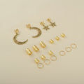 Celestial Hair Clip Charm Set - Gold