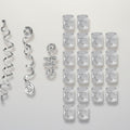 Hair Braid Rings, Cuffs & Spirals Set – hair accessories (view 1)