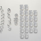 Hair Braid Rings, Cuffs & Spirals Set – hair accessories (view 1)
