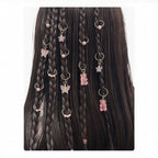 Pink Charm Hair Clips Set – hair accessories (view 1)