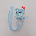 Star Bow Hair Clip Set - Blue
