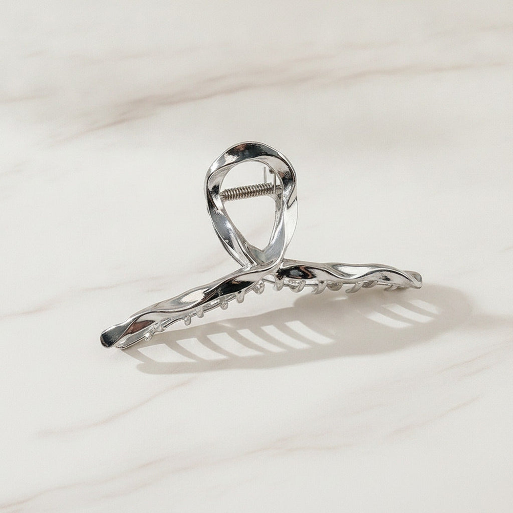 Layered Star Hair Claw Clip - Gold Five-Star 4.7cm