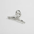 Layered Star Hair Claw Clip - Silver Five-Star 4.7CM