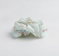 Floral Fabric Hair Claw Clip - Teal 11CM – hair accessories (view 1)