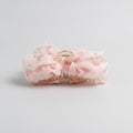 Floral Fabric Hair Claw Clip - Pink 11cm