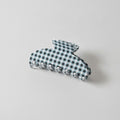 Hair Claw Clip - Blue Green Plaid