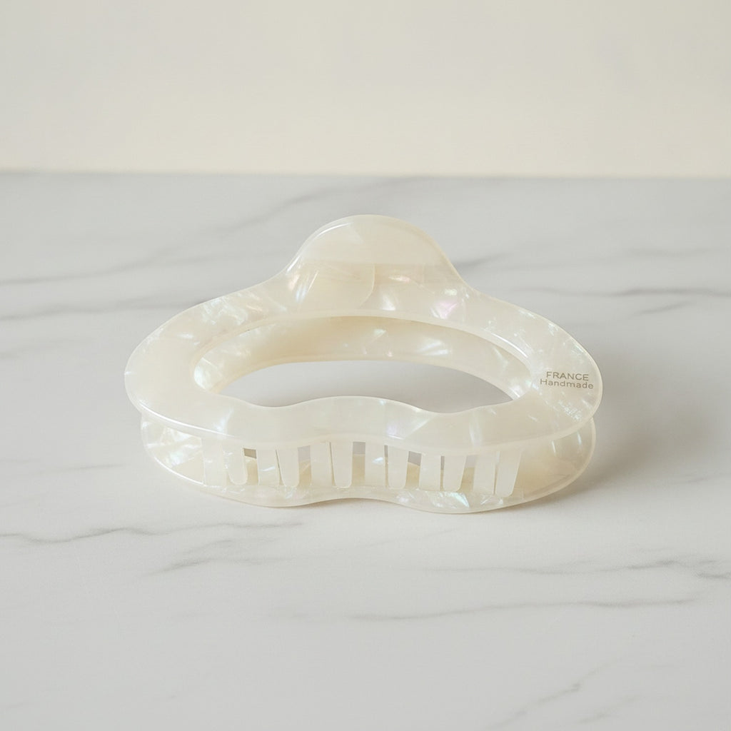 Teeth Hair Claw Clip - Holographic White