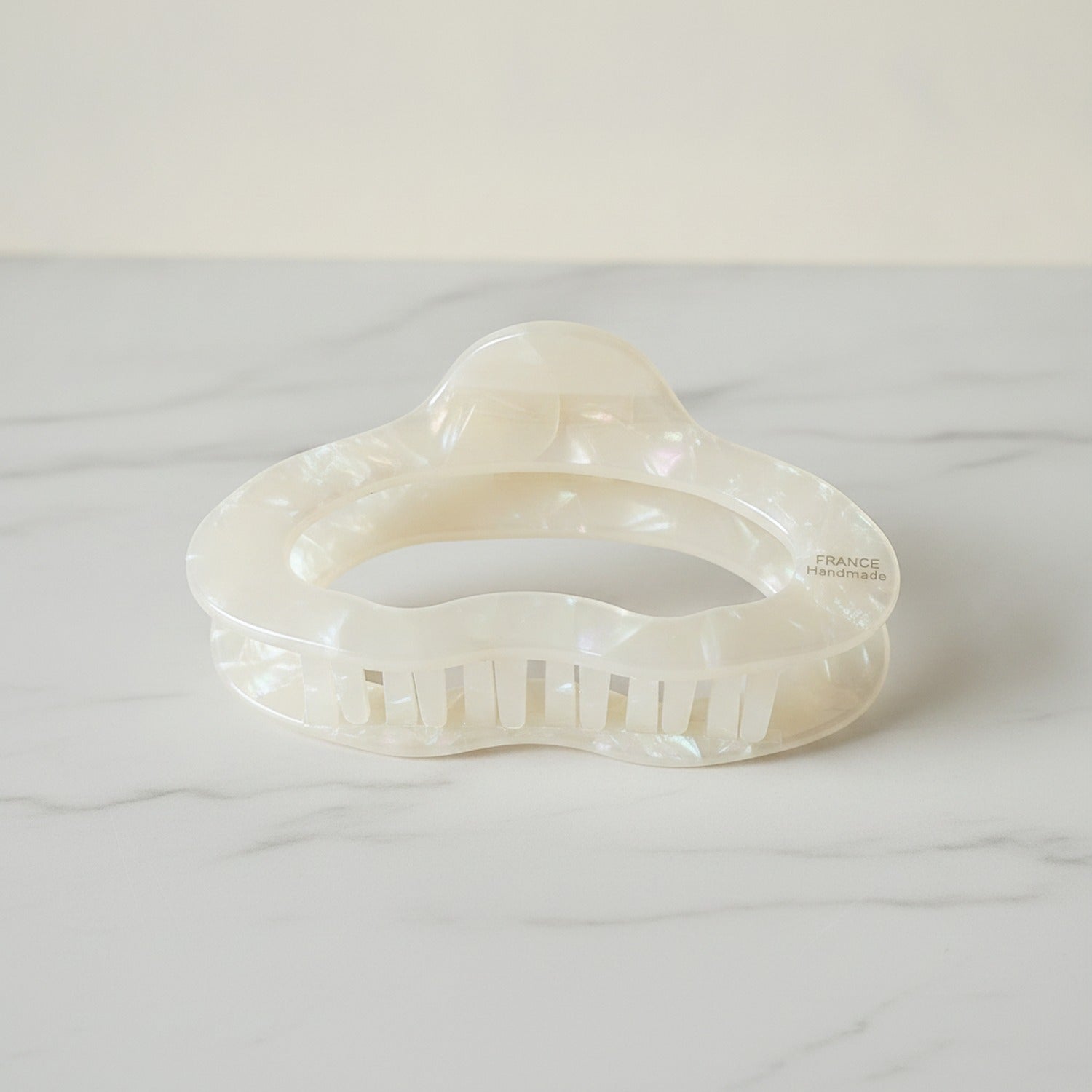 Teeth Hair Claw Clip - Holographic White