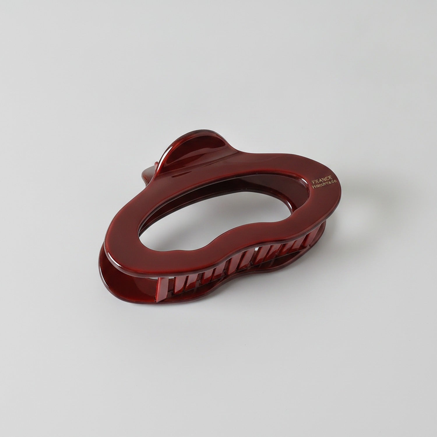 Teeth Hair Claw Clip - Wine Red