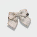 Pearl & Rhinestone Textured Horse Hair Clips
