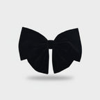 Black Velvet Bow Hair Clip