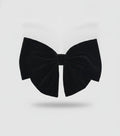 Black Velvet Bow Hair Clip – hair accessories (view 1)