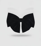 Black Velvet Bow Hair Clip – hair accessories (view 1)