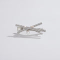 Pearl and Rhinestone Bow Hair Clip – hair accessories (view 1)