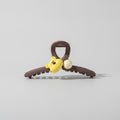 Bear Charm Hair Claw Clip - Yellow Bear #F-148 – hair accessories (view 1)