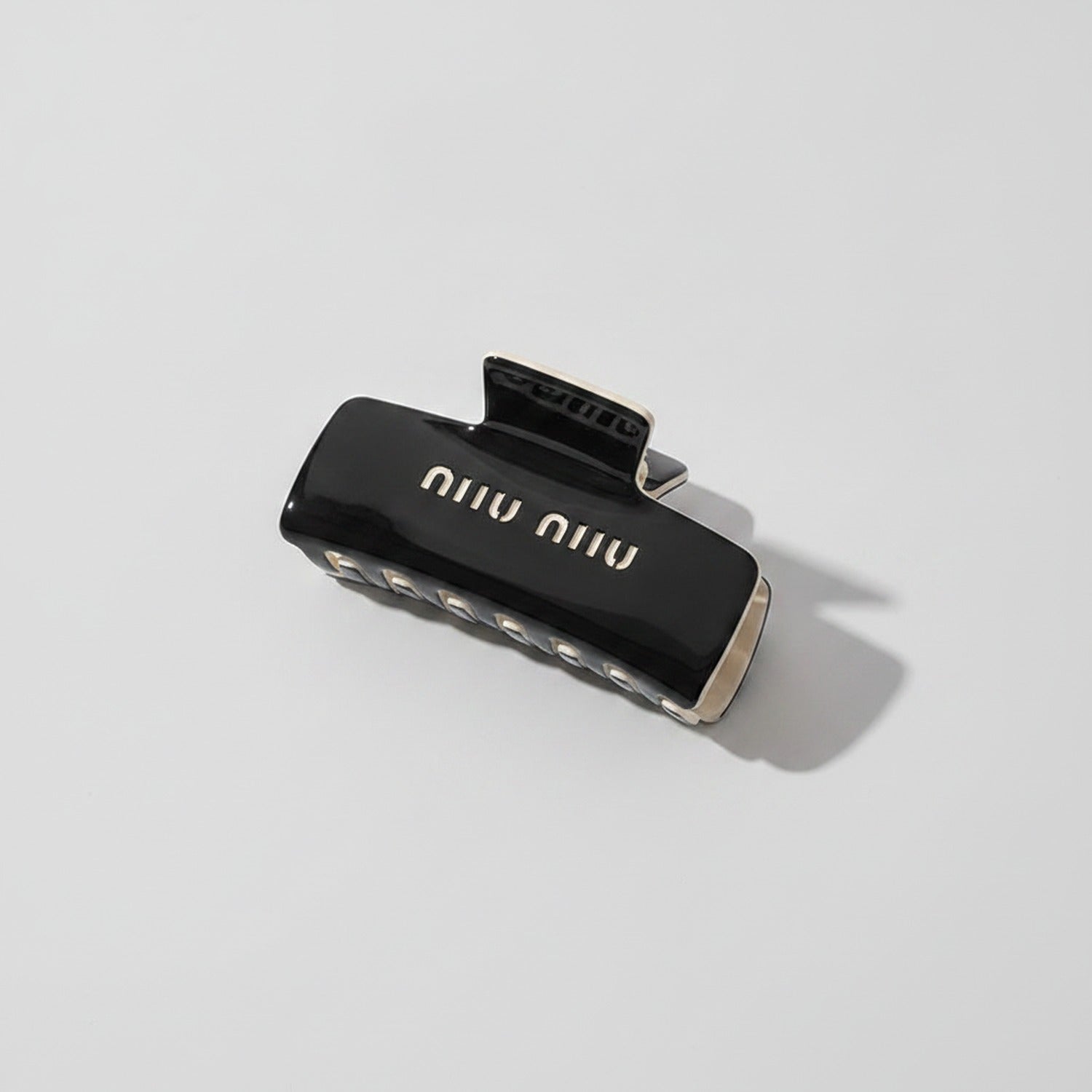 Black Minimalist Hair Claw Clip