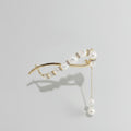 Pearl Beaded Gold Hair Claw Clip Chain – hair accessories (view 1)