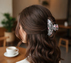 Pastel Bunny Pearl Hair Claw Clip – hair accessories (view 2)