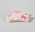 Cow Print Pearl Beaded Hair Claw Clip – hair accessories (view 1)
