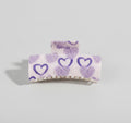 Heart Beaded Cream Pearl Hair Claw Clip – hair accessories (view 1)