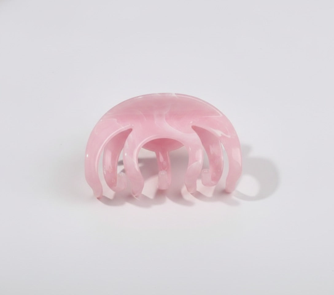 Pink Bubble Claw Hair Clip