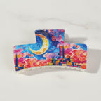 Sunset Boat Ocean Hair Claw Clip - Starry Night Sky